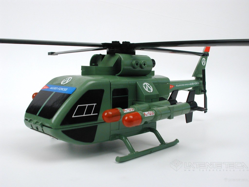 Helicóptero de ataque (Vista lateral)