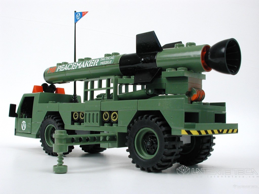 Camión lanzamisiles "Peacemaker" (Vista trasera)
