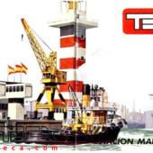 Estación marítima y remolcador